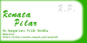 renata pilar business card